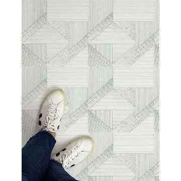 FloorPops 12-in by 12-in Neutral Frey Peel & Stick Floor Tiles