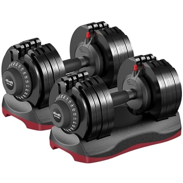 Ativafit Adjustable Dumbbells - Versatile Space-Saving Fitness Gear