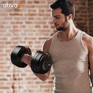 Ativafit Adjustable Dumbbells for Home Workouts
