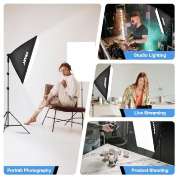 EMART Softbox Photography Lighting Kit for Professionals