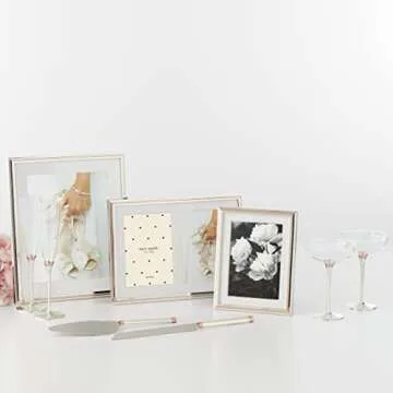 Kate Spade Rosy Glow Champagne Flute Set for Elegant Celebrations