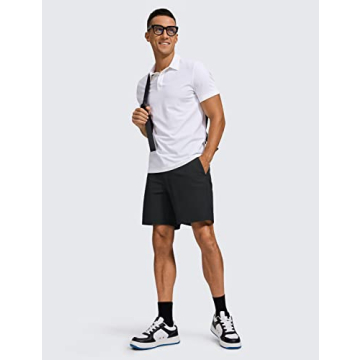 CRZ YOGA Men's Comfy Golf Shorts - Lightweight & Stylish
