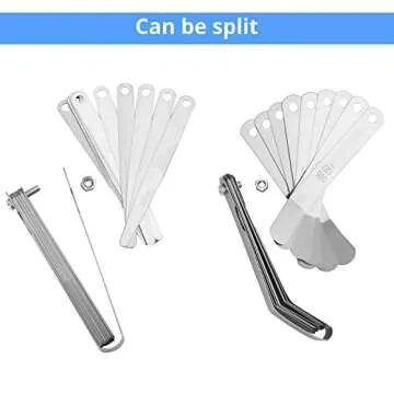 Precision CAMWAY 32&16-Piece Feeler Gauge Set - Stainless Steel