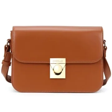 Chinllo Crossbody Bag Stylish Vegan PU Leather Satchel