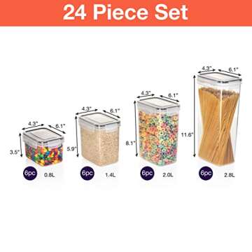 ClearSpace Airtight Food Storage Containers with Lids