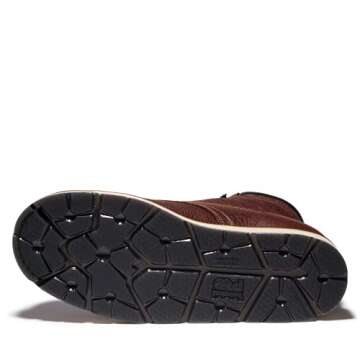 Timberland PRO Men's Gridworks 6 Inch Soft Toe Waterproof Industrial Wedge Work Boot, Brown, 10.5