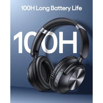 TAGRY Active Noise Cancelling Headphones with 100H Battery Life