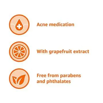 Clarifying Pink Grapefruit Body Wash for Acne Treatment