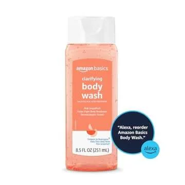 Clarifying Pink Grapefruit Body Wash for Acne Treatment