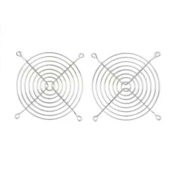 Bgears 2 Pieces Pack Cooling Fan Grill 120mm - Steel Chrome Finished Protection