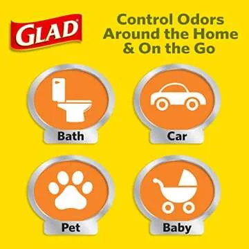 Glad Trash Bags - 4 Gallon Strong & Odor-Free 30 Count