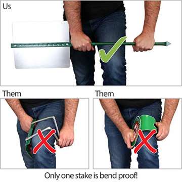 SmartSign 10 x 10 inch 'No Trespassing Guard Dog On Duty, 24 Hour Surveillance' Octagon Yard Sign with 3 ft Stake, 40 mil Aluminum 3M Laminated Engineer Grade Reflective, Set of 1, USA-Made