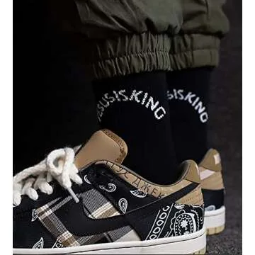 Tiduoduola 2 Packs Street Fashion Socks Sunday Socks Men Socks for Men and Women