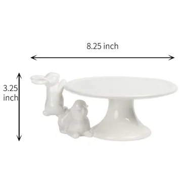 Adorable Bunny Cake Stand for Easter Parties