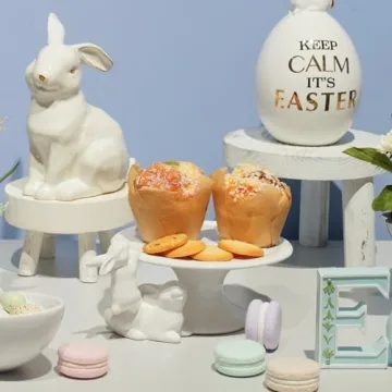 Adorable Bunny Cake Stand for Easter Parties