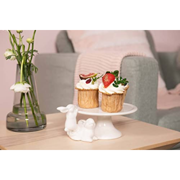 Adorable Bunny Cake Stand for Easter Parties