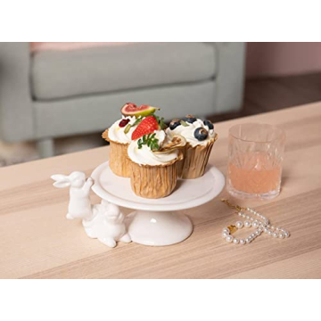 Adorable Bunny Cake Stand for Easter Parties