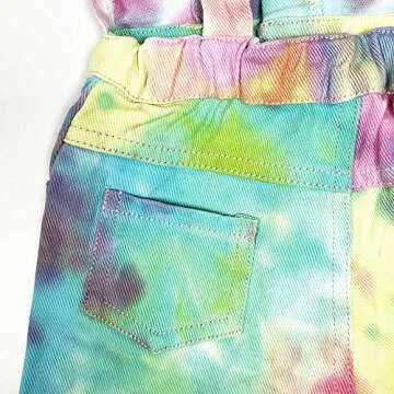 Peacolate Bib Short Overalls for Girls Aged 3-10