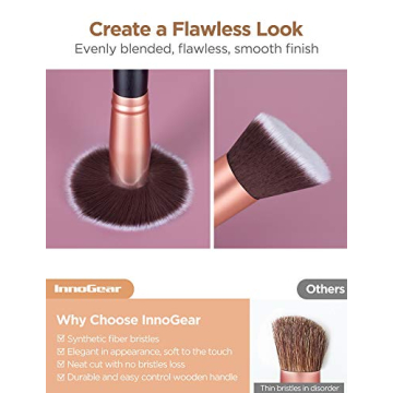 InnoGear Professional Makeup Brushes Set with 16 Brushes and Accessories