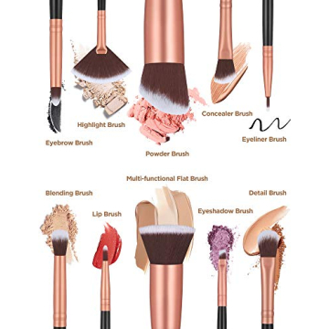 InnoGear Professional Makeup Brushes Set with 16 Brushes and Accessories