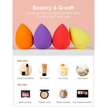 InnoGear Professional Makeup Brushes Set with 16 Brushes and Accessories