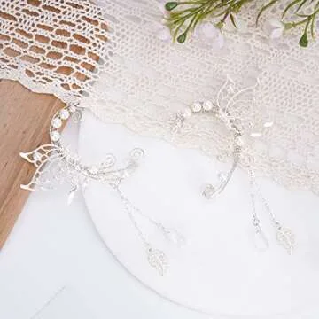 FRESHME Butterfly Elf Ear Cuffs - Dreamy Fairy Earrings