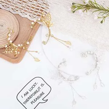 FRESHME Butterfly Elf Ear Cuffs - Dreamy Fairy Earrings