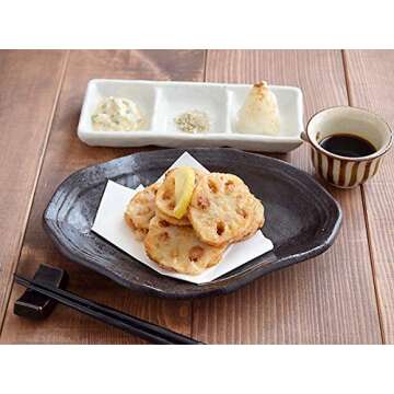 Zen Table Japan Asymmetrical Plate Set of 2 - Tenmoku