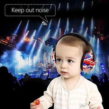 BBTKCARE Earmuffs Infant Hearing Protection – Ages 0-2+ Years – Industry Leading Noise Reduction Rating – Soft & Comfortable – Baby Headphones