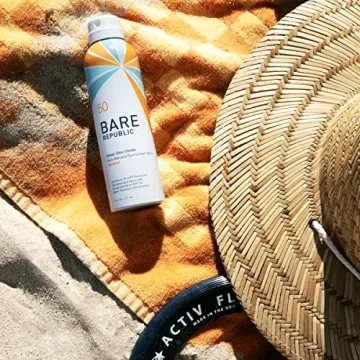Bare Republic SPF 50 Mineral Sunscreen Spray, Sheer & Clean