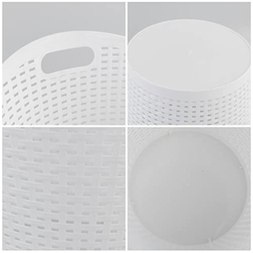 Dehouse Round Plastic Laundry Baskets Pack of 6