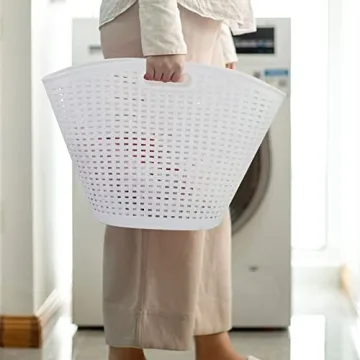 Dehouse Round Plastic Laundry Baskets Pack of 6