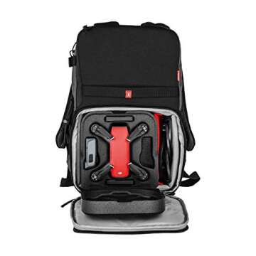Manfrotto Lifestyle NX CSC Backpack Grey, Black (MB NX-BP-GY),Small - Grey
