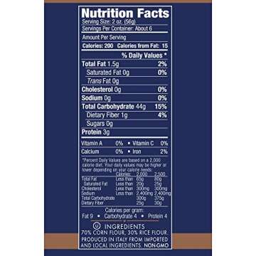 DeLallo Gluten Free Orzo Pasta, Made with Corn & Rice, Wheat Free, 12oz Bag, 2-Pack