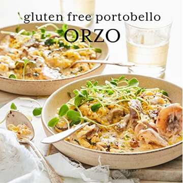 DeLallo Gluten Free Orzo Pasta, Made with Corn & Rice, Wheat Free, 12oz Bag, 2-Pack