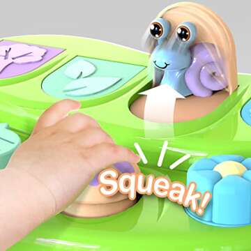 Pop Up Cause and Effect Toy - Toys for 9 Month Old +, Baby, Early Developmental Toddler & Kids Gift - Toys for 1 Year Boy & Girl, Birthday, Montessori 12 Months to 1 2 3 Years