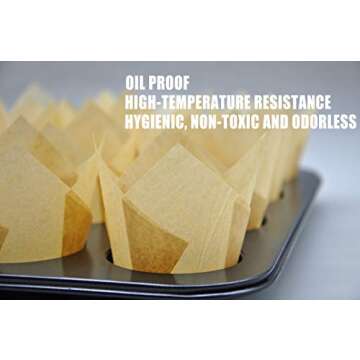 Elegant QLSmypkg Muffin Baking Cups - 125 Pcs Available