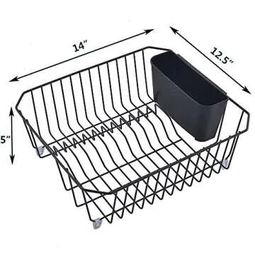 Quality IKEBANA Dish Rack for Kitchen - 1-Tier Design