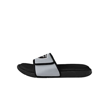 FOCO Las Vegas Raiders NFL Foam Slides for Men