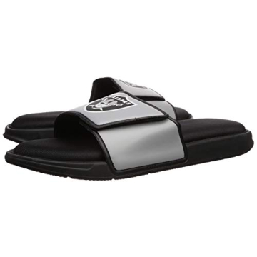 FOCO Las Vegas Raiders NFL Foam Slides for Men