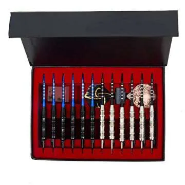 WINSDART ADKX Steel Tip Darts 12 Pack with Gift Box