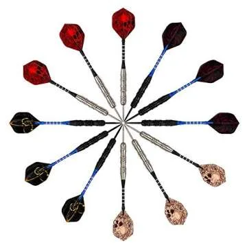 WINSDART ADKX Steel Tip Darts 12 Pack with Gift Box