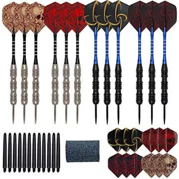 WINSDART ADKX Steel Tip Darts 12 Pack with Gift Box