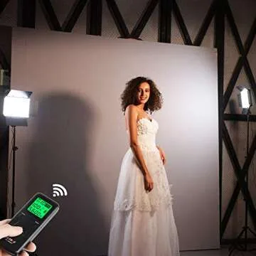 3 Pack VILTROX Bi-Color 45W/4700LM Dimmable Studio Video Light kit with 75 inch Light Stand for Portrait Wedding News Interview Photography