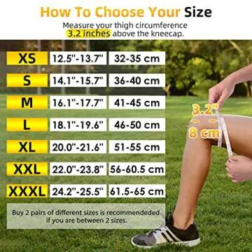 JLebow 2 Pack Knee Braces for Knee Pain Women Men, Compression design for Working Out, Running, Gym, Fitness, Weightlifting High Stretch Knee Pads for Meniscus Tear, ACL, Arthritis, Joint Pain