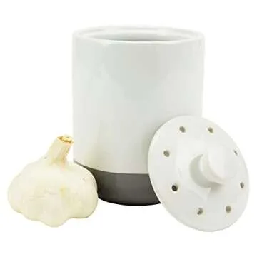 Durable Boston Warehouse Garlic Keeper for Fresh Storage