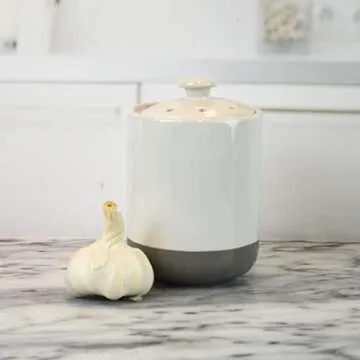 Durable Boston Warehouse Garlic Keeper for Fresh Storage