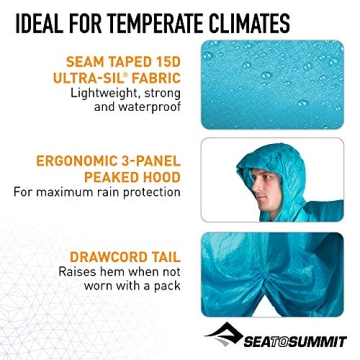 Sea to Summit Ultra-Sil Nano Tarp Poncho – Lightweight and Versatile