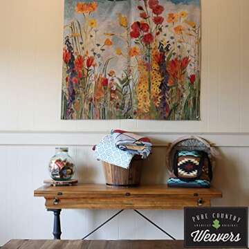 La Belle Dame sans Merci Waterhouse by John William Waterhouse | Woven Tapestry Wall Art Hanging | Renaissance Medieval Knight & Lady | 100% Cotton USA Size 53x44