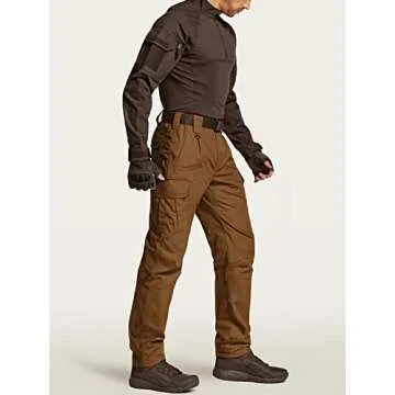 CQR Tactical Pants - Durable, Water Resistant Outdoor Workwear